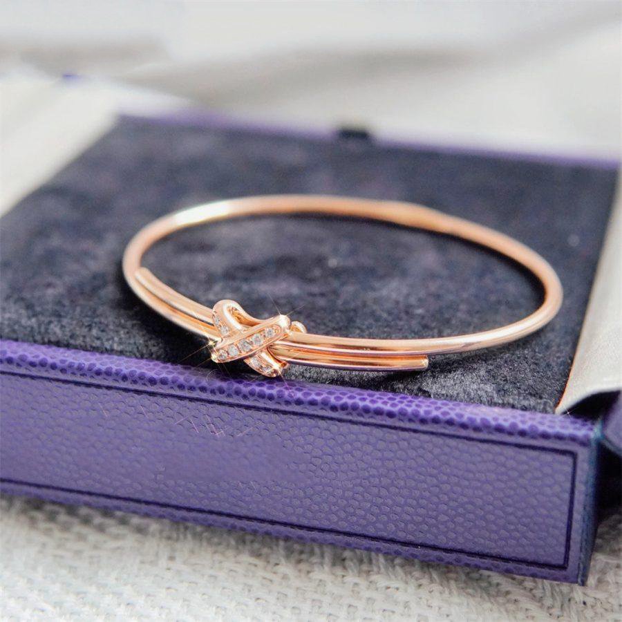 [Sophire Jewelry ]JEUX DE BRACELET PINK GOLD DIAMONDS