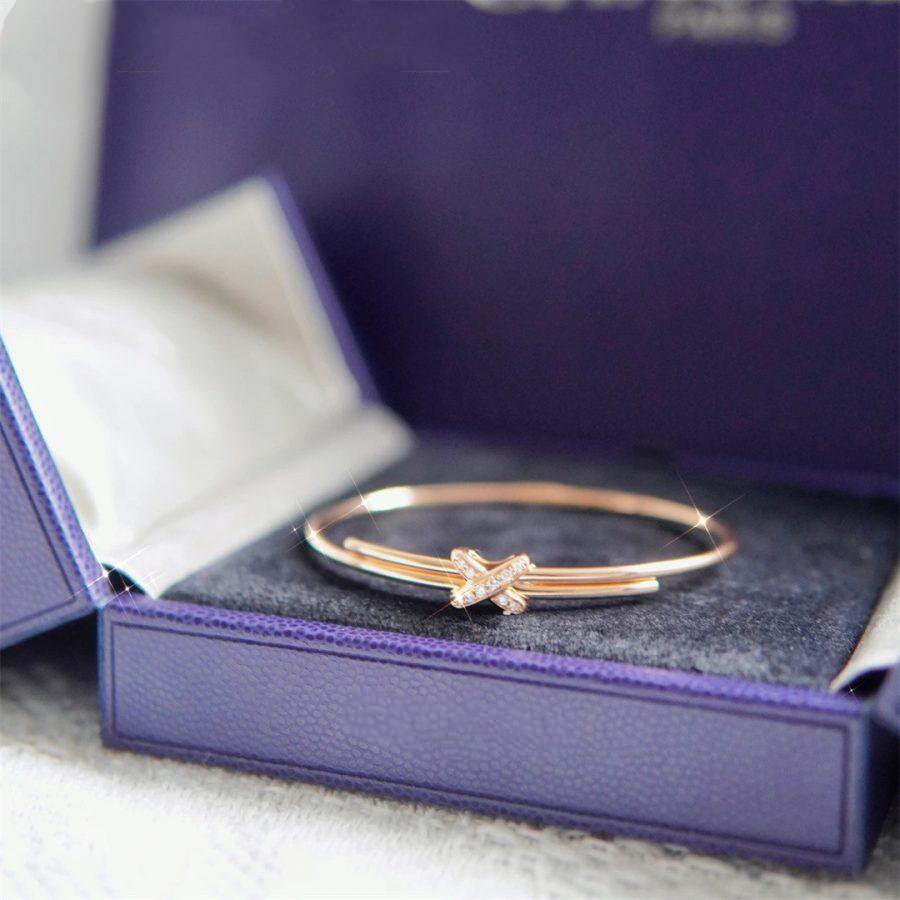 [Sophire Jewelry ]JEUX DE BRACELET PINK GOLD DIAMONDS