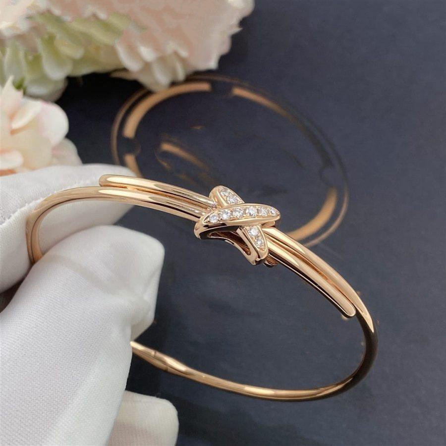 [Sophire Jewelry ]JEUX DE BRACELET PINK GOLD DIAMONDS