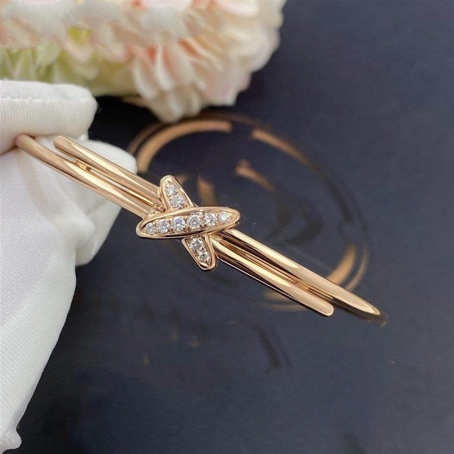 [Sophire Jewelry ]JEUX DE BRACELET PINK GOLD DIAMONDS
