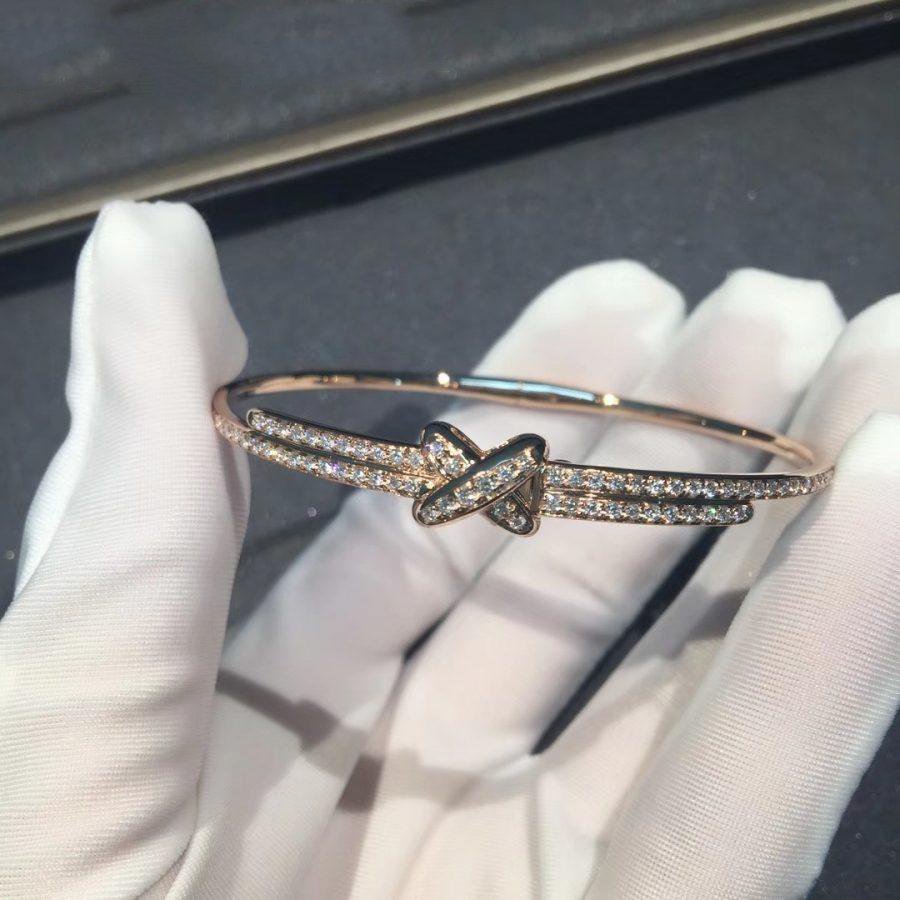[Sophire Jewelry ]JEUX DE BRACELET DIAMONDS PINK GOLD