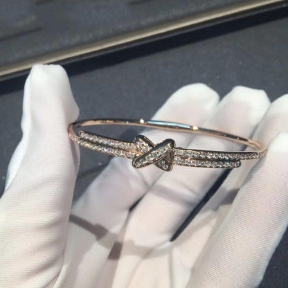 [Sophire Jewelry ]JEUX DE BRACELET DIAMONDS PINK GOLD