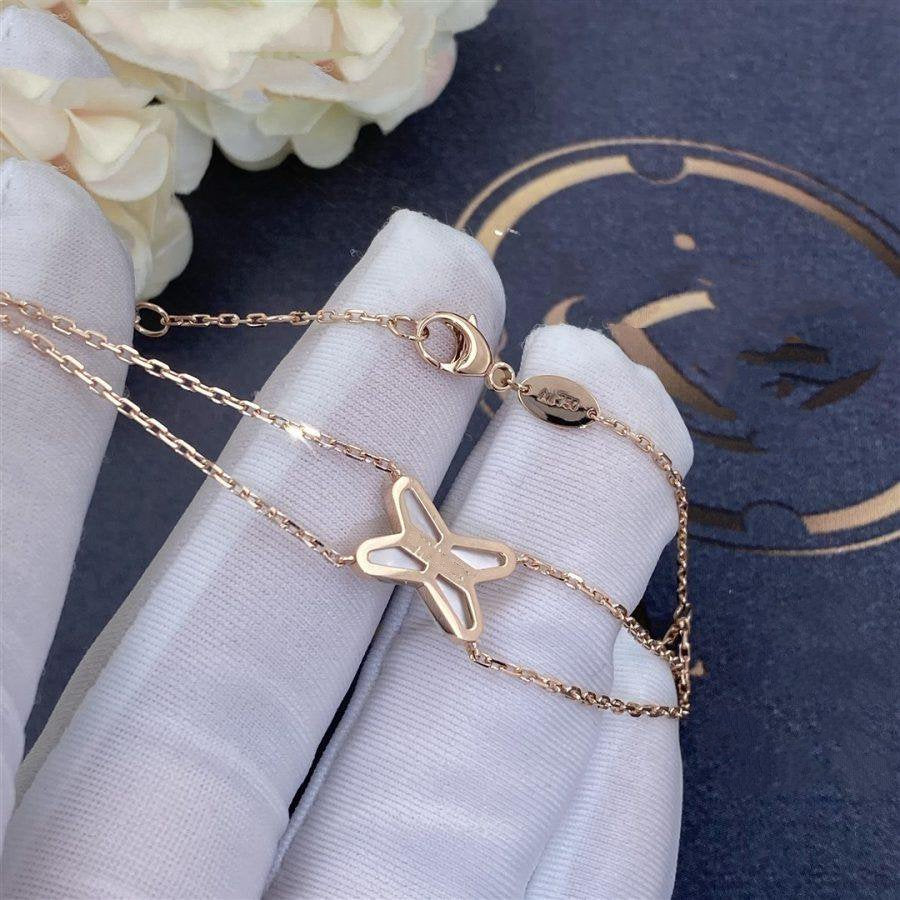 [Sophire Jewelry ]JEUX BRACELET WHITE MOP PINK GOLD 1 DIAMOND