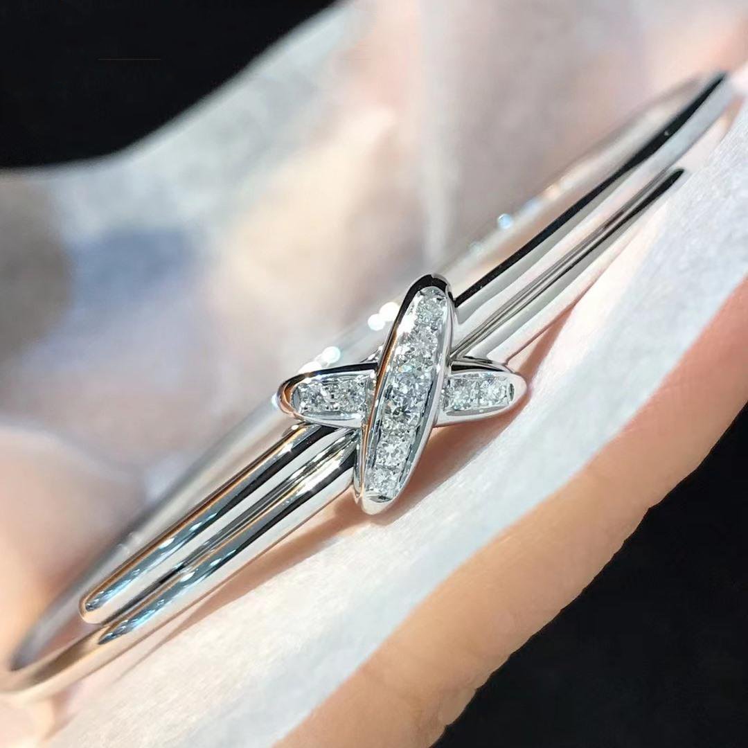 [Sophire Jewelry ]JEUX DE BRACELET SILVER DIAMONDS