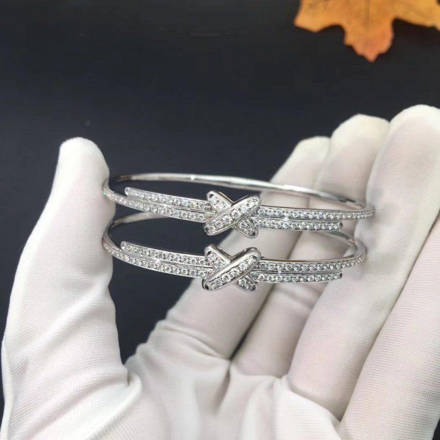 [Sophire Jewelry ]JEUX DE BRACELET DIAMONDS SILVER
