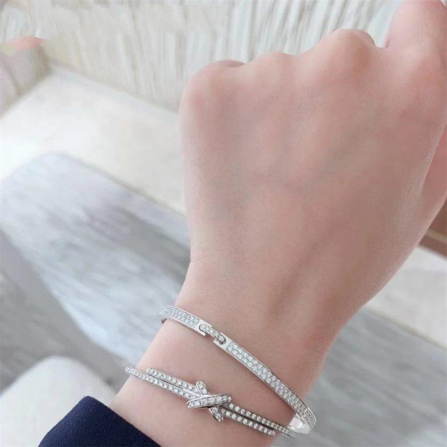 [Sophire Jewelry ]JEUX DE BRACELET DIAMONDS SILVER