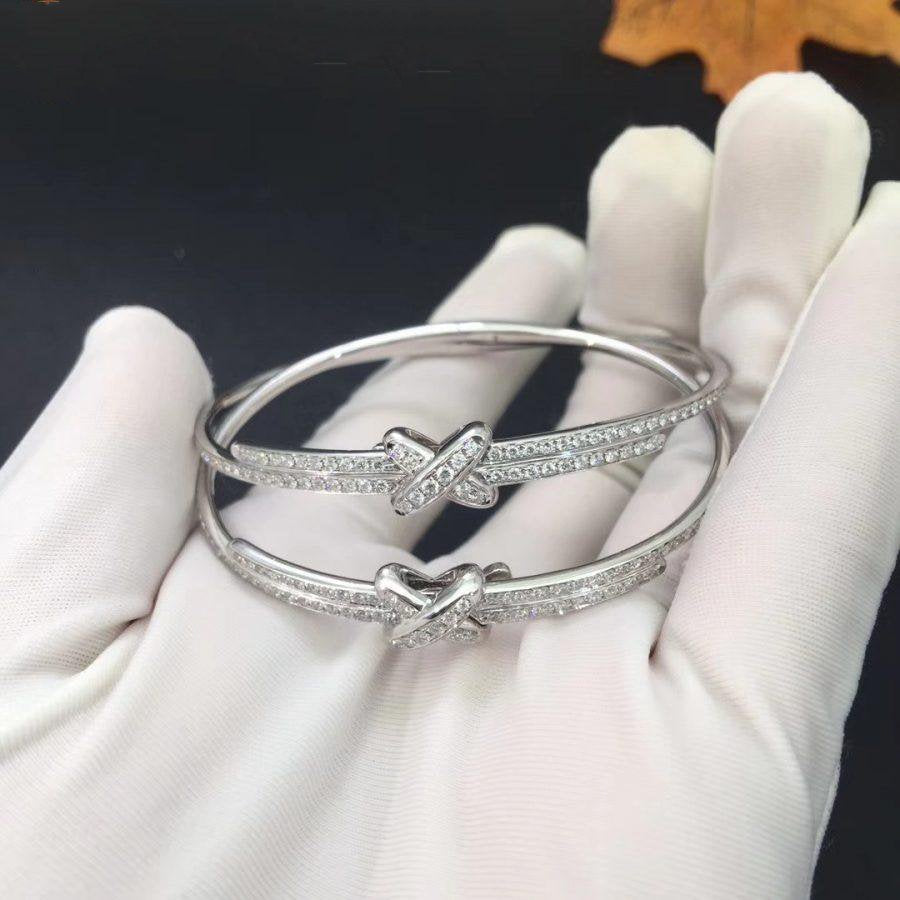 [Sophire Jewelry ]JEUX DE BRACELET DIAMONDS SILVER