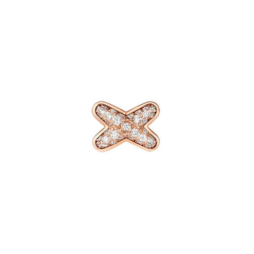 [Sophire Jewelry ]JEUX DE PINK GOLD DIAMOND EARRINGS