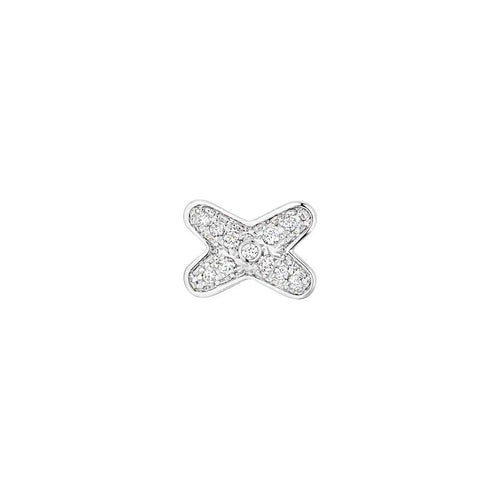 [Sophire Jewelry ]JEUX DE SILVER DIAMOND EARRINGS