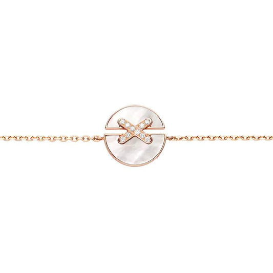 [Sophire]JEUX DE BRACELET MOP ROSE GOLD DIAMONDS
