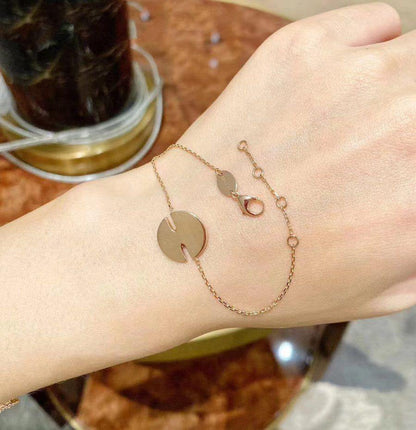 [Sophire Jewelry ]JEUX DE BRACELET MOP PINK GOLD DIAMONDS