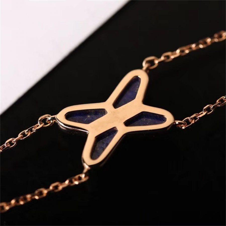 [Sophire Jewelry ]Hollow Design Four-Leaf Clover Flower Shape Bracelet