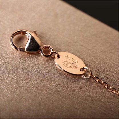 [Sophire Jewelry ]Hollow Design Four-Leaf Clover Flower Shape Bracelet