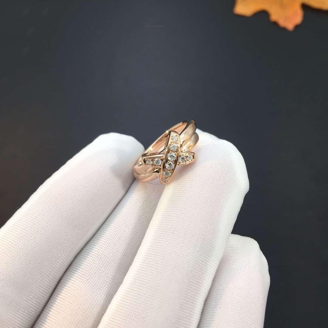 [Sophire Jewelry ]JEUX DE PINK GOLD DIAMOND RING