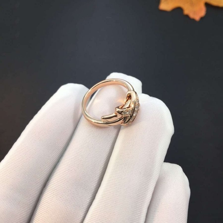 [Sophire Jewelry ]JEUX DE PINK GOLD DIAMOND RING