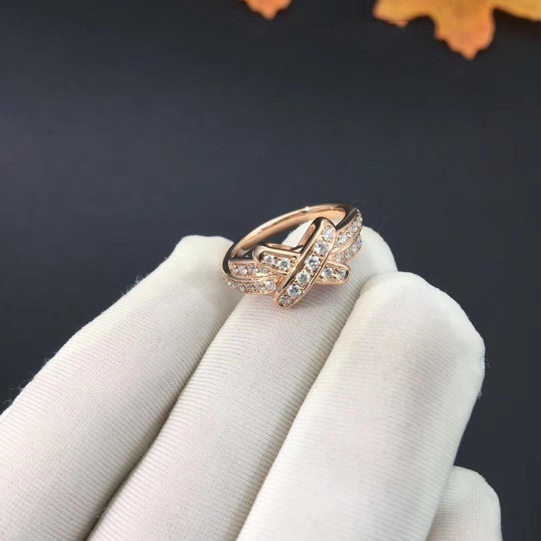 [Sophire Jewelry ]JEUX DE RING PINK GOLD DIAMOND