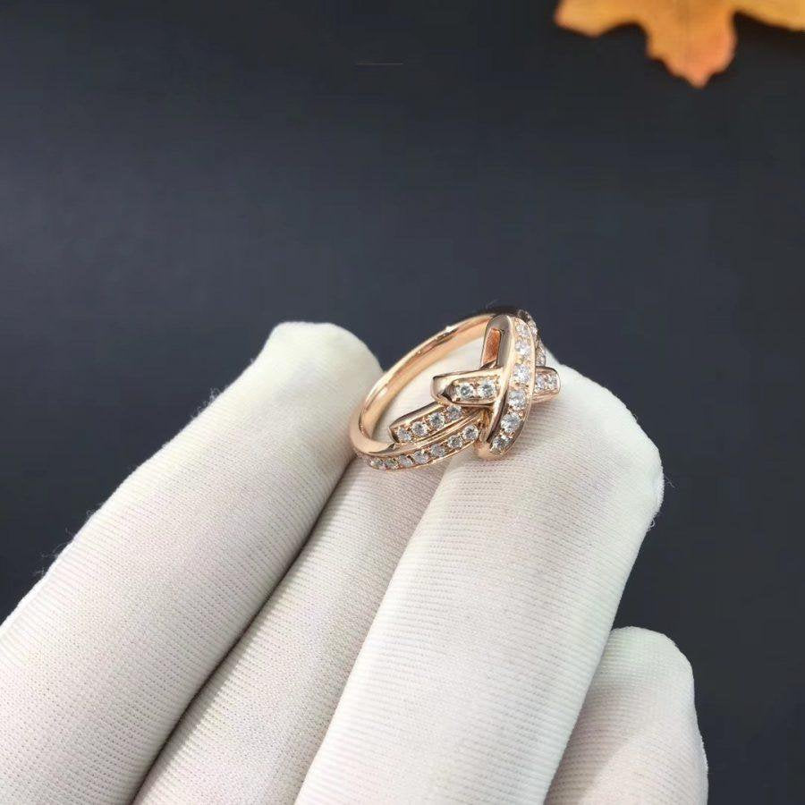[Sophire Jewelry ]JEUX DE RING PINK GOLD DIAMOND