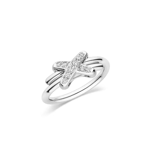 [Sophire]JEUX DE SILVER DIAMOND RING
