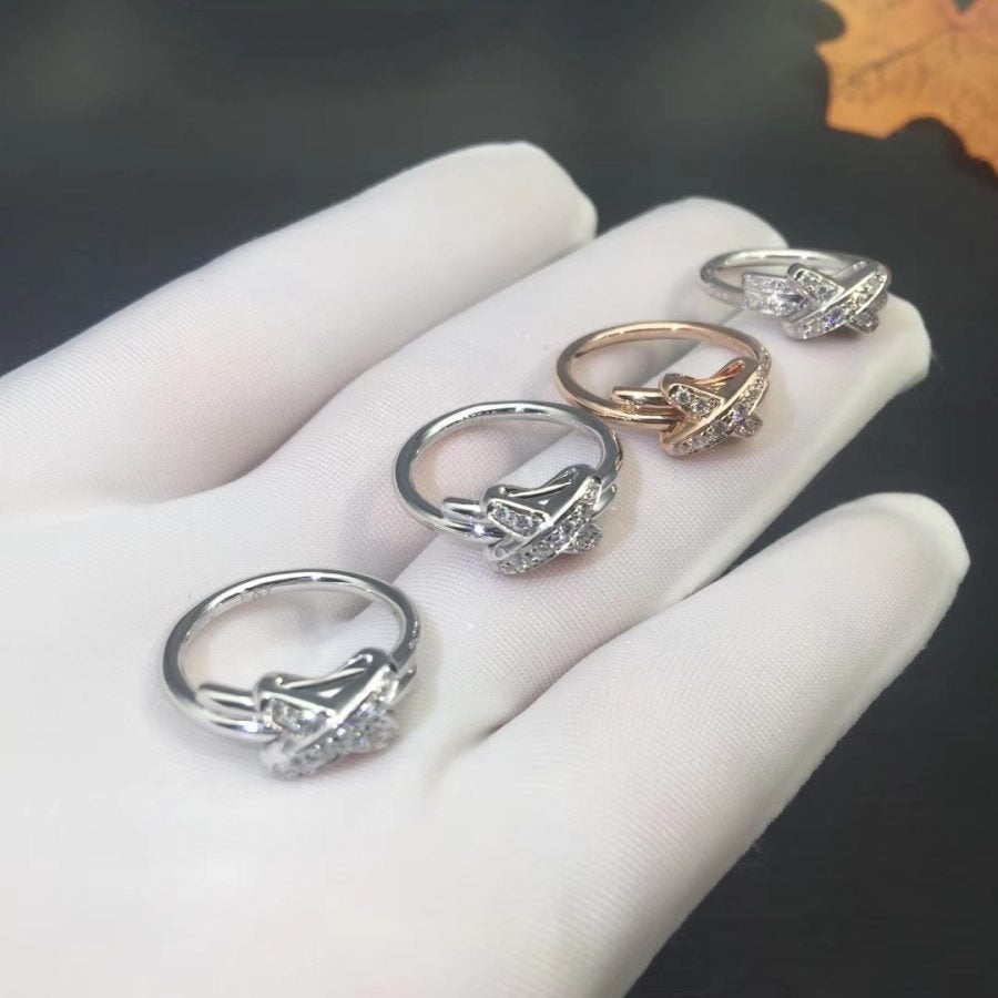 [Sophire Jewelry ]JEUX DE SILVER DIAMOND RING