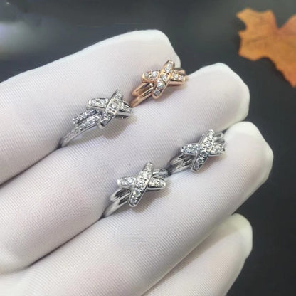 [Sophire Jewelry ]JEUX DE SILVER DIAMOND RING