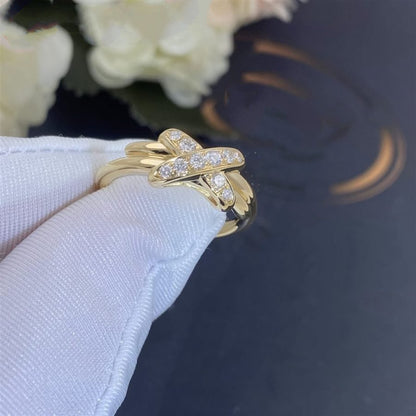 [Sophire Jewelry ]JEUX DE GOLD DIAMOND RING