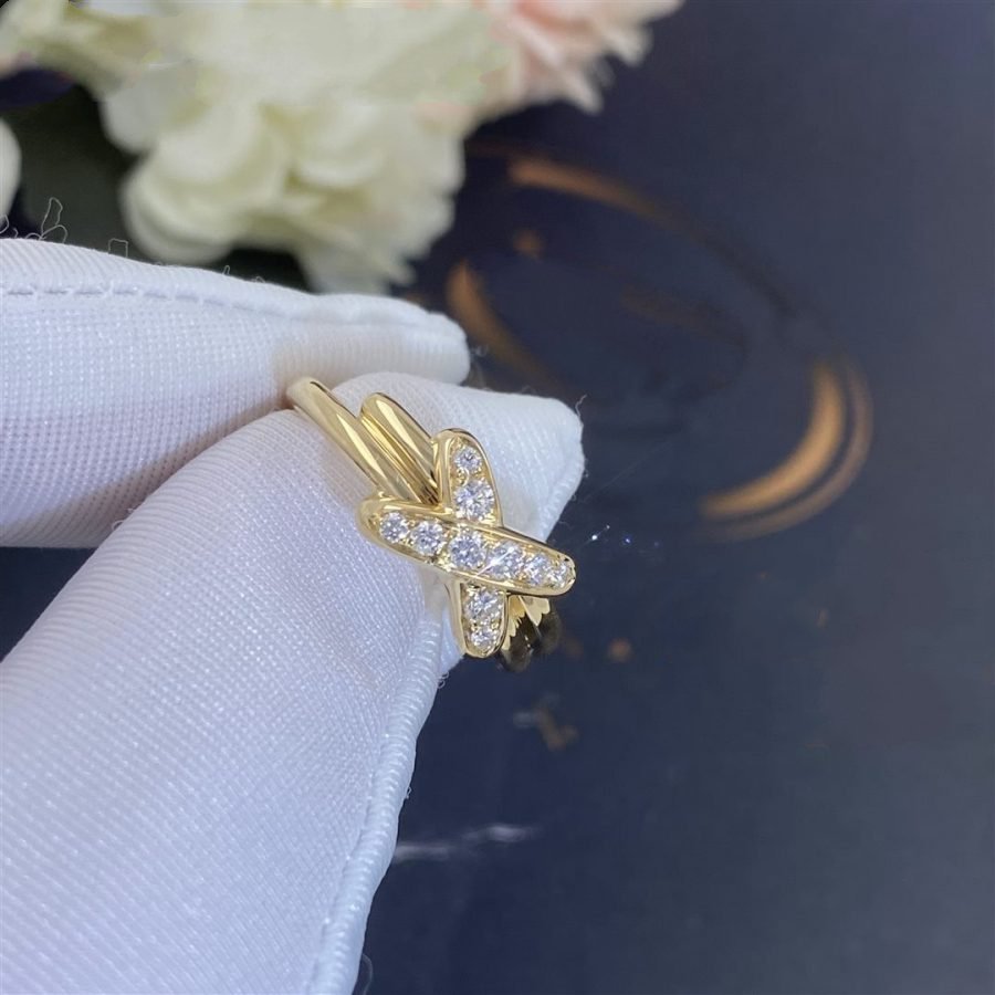 [Sophire Jewelry ]JEUX DE GOLD DIAMOND RING