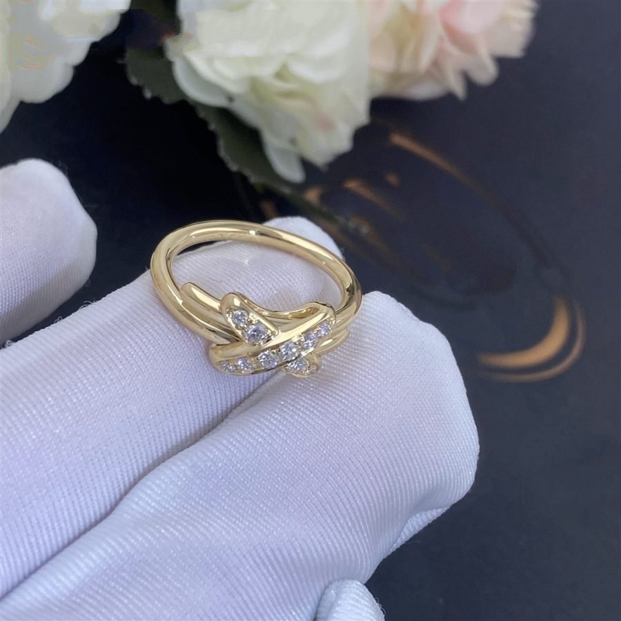 [Sophire Jewelry ]JEUX DE GOLD DIAMOND RING