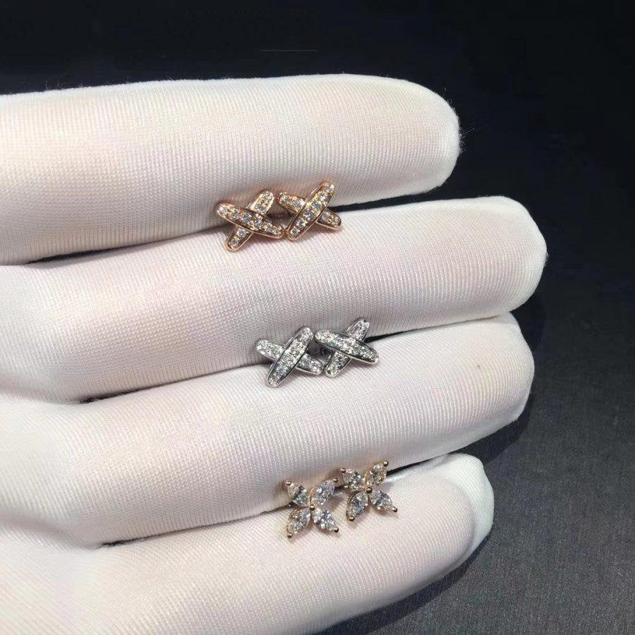 [Sophire Jewelry ]JEUX DE DIAMOND EARRINGS