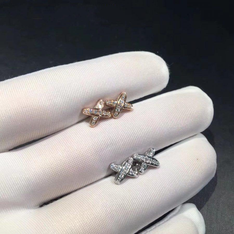 [Sophire Jewelry ]JEUX DE DIAMOND EARRINGS