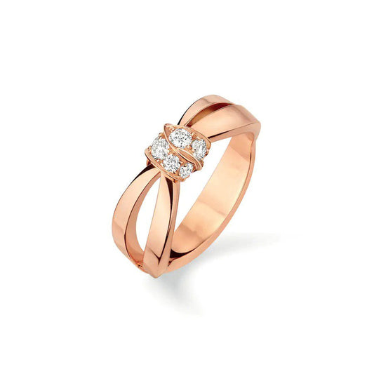 [Sophire]LIENS RING ROSE GOLD DIAMOND