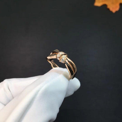 [Sophire Jewelry ]LIENS RING PINK GOLD DIAMOND