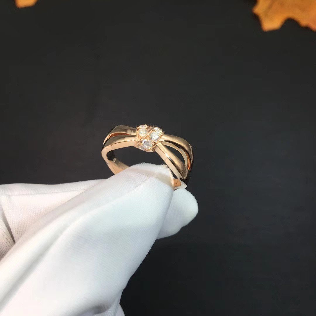 [Sophire Jewelry ]LIENS RING PINK GOLD DIAMOND