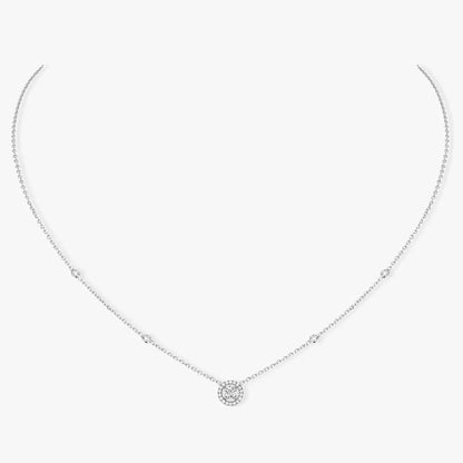[Sophire Jewelry]Diamond Necklace 0,20ct Brilliant Shape Joy