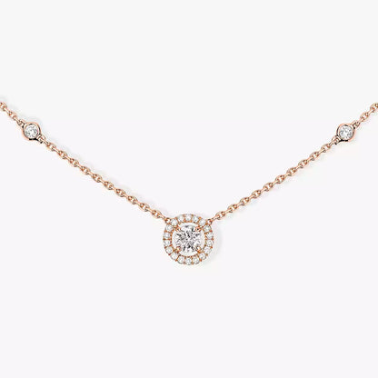 [Sophire Jewelry]Diamond Necklace 0,20ct Brilliant Shape Joy
