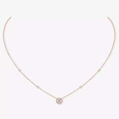 [Sophire Jewelry]Diamond Necklace 0,20ct Brilliant Shape Joy