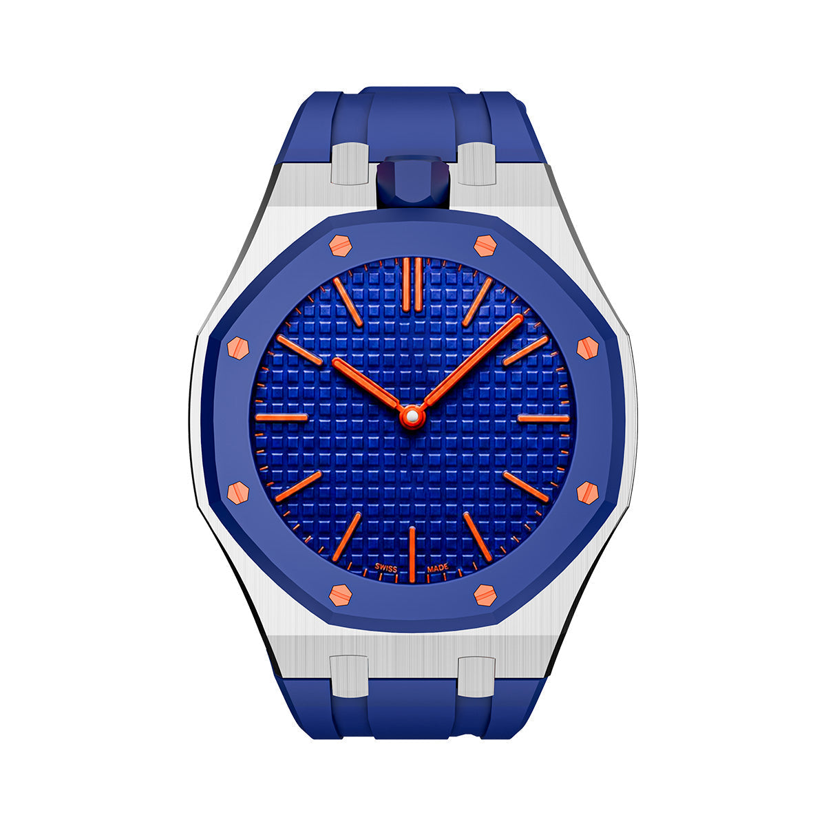 [Sophire]OAK POP DARK BLUE STEEL SILICONE STRAP