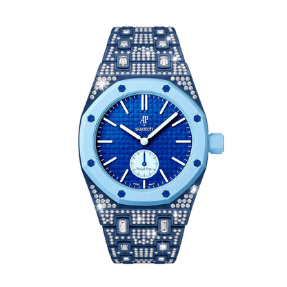 [Sophire]Royal Oak Pop Exclusive Bioceramic Case & Bioceramic Strap Full Diamond