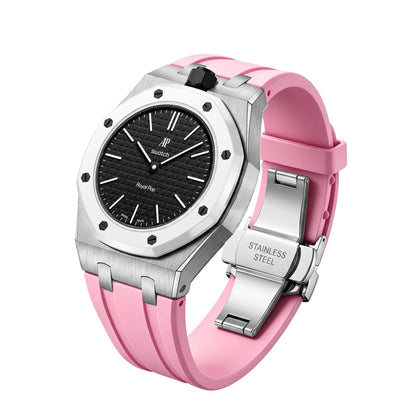[Sophire]Royal Oak Pop Exclusive Steel Case & Silicone Strap With Cradle