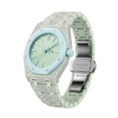 [Sophire]Royal Oak Pop Exclusive Bioceramic Case & Bioceramic Strap Full Diamond