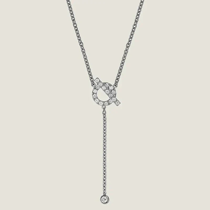 [Sophire Jewelry ]FINESSE SILVER DIAMOND NECKLACE