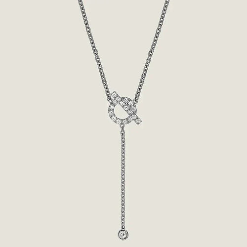 [Sophire Jewelry ]FINESSE SILVER DIAMOND NECKLACE