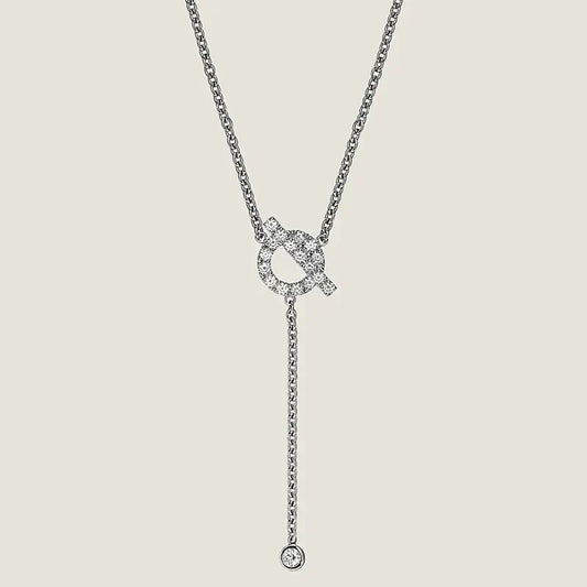 [Sophire]FINESSE SILVER DIAMOND NECKLACE