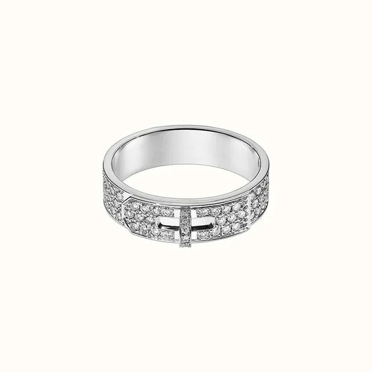 [Sophire]KELLY SILVER DIAMOND RING