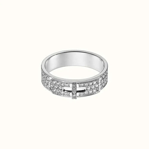 [Sophire Jewelry ]KELLY SILVER DIAMOND RING