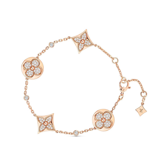 [Sophire]STAR AND SUN 4 MOTIFS GOLD DIAMONDS BRACELET