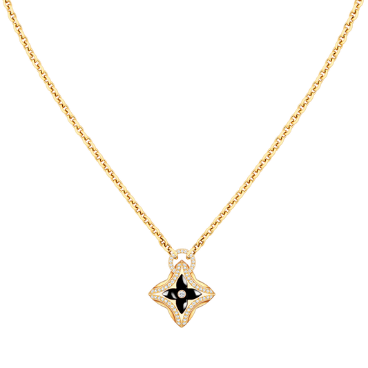 [Sophire]STAR PEDANT ROSE GOLD DIAMOND NECKLACE