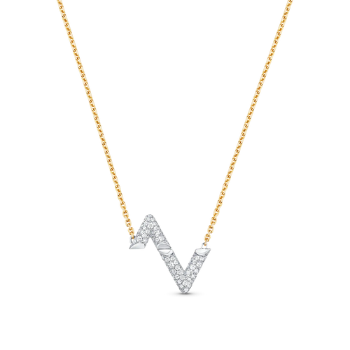[Sophire Jewelry ]VOLT SILVER DIAMOND PEDANT NECKLACE