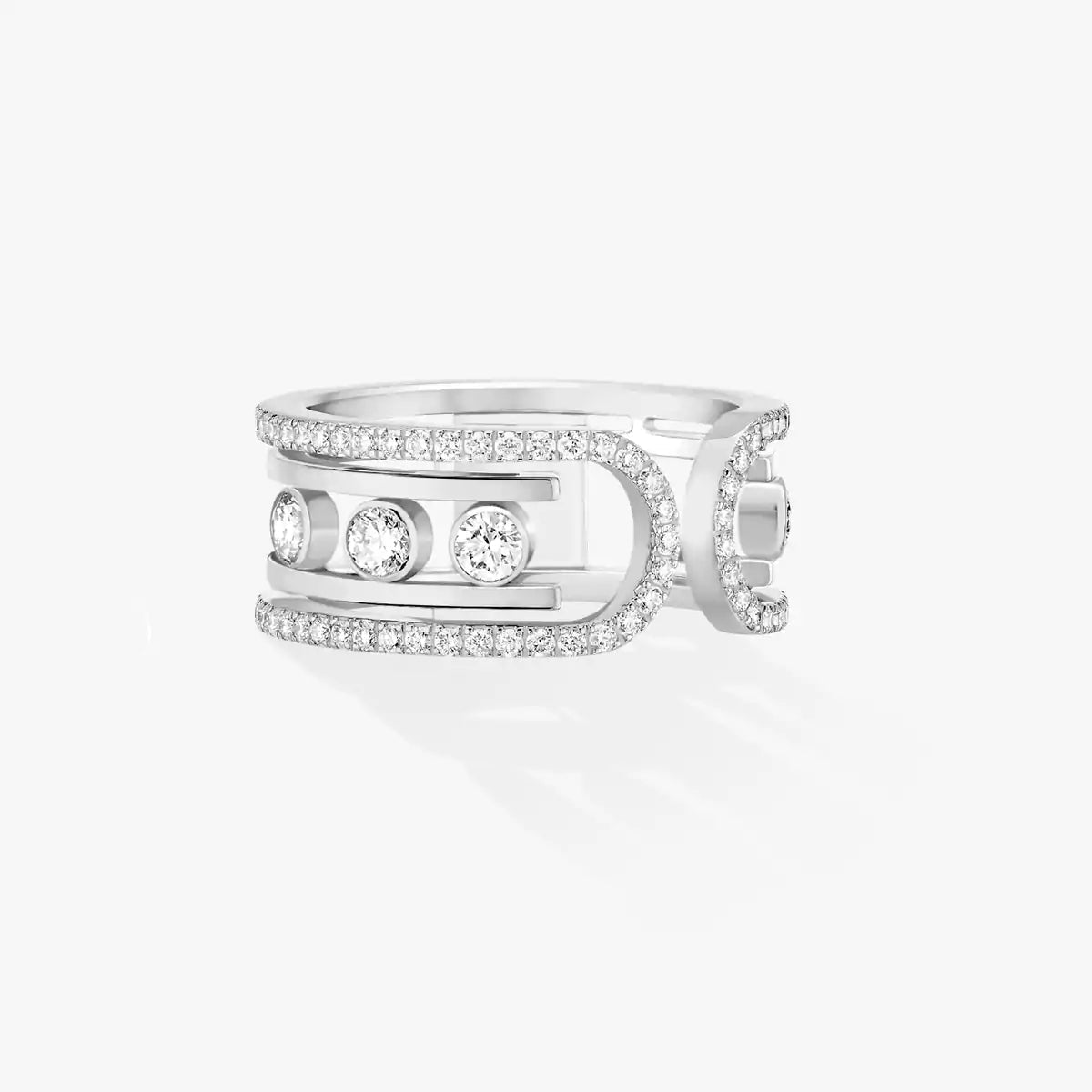 [Sophire Jewelry]Move 10th Diamond Ring in Gold