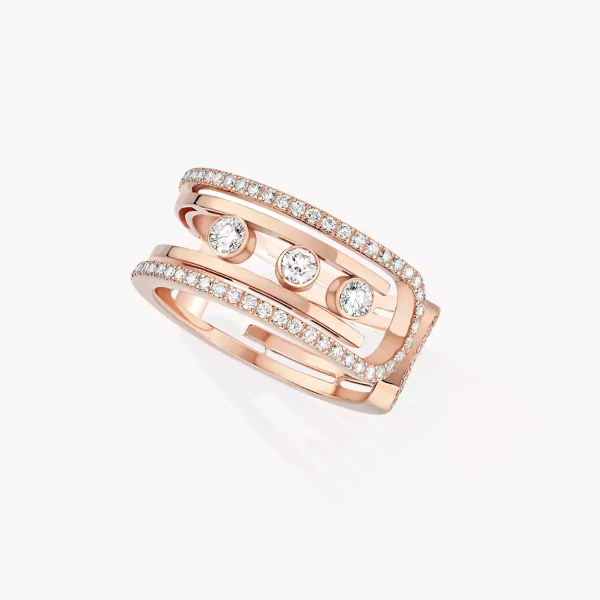[Sophire Jewelry]Move 10th Diamond Ring in Gold