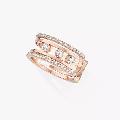 [Sophire Jewelry]Move 10th Diamond Ring in Gold